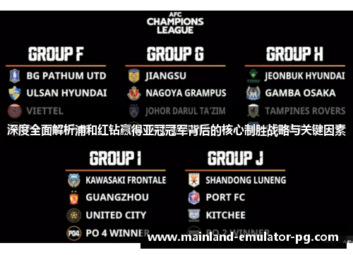 深度全面解析浦和红钻赢得亚冠冠军背后的核心制胜战略与关键因素